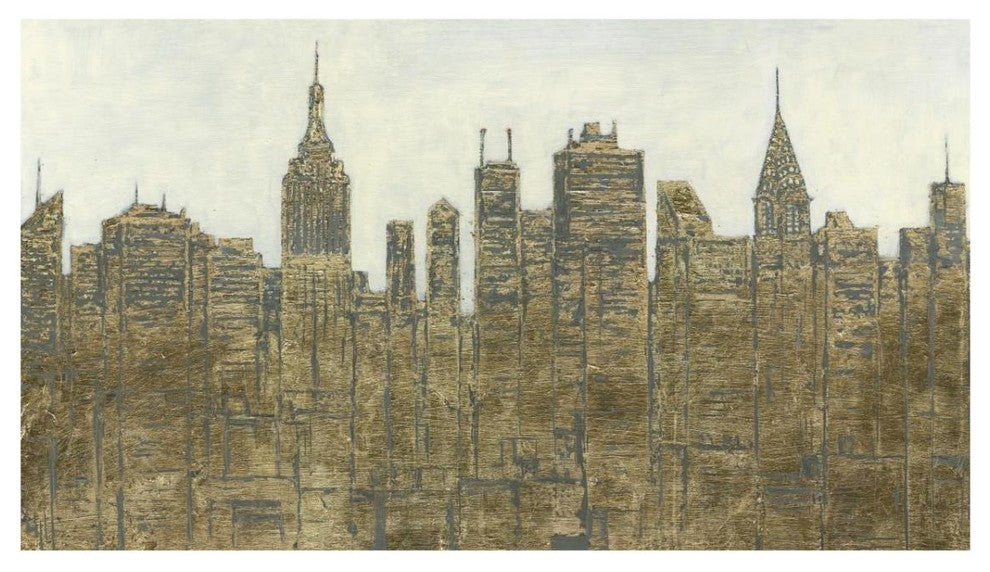 "Lavish Skyline" Digital Paper Print by James Wiens, 32"x19"