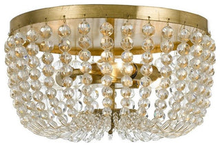 Crystorama 600-Ga Rylee 3 Light Ceiling Mount