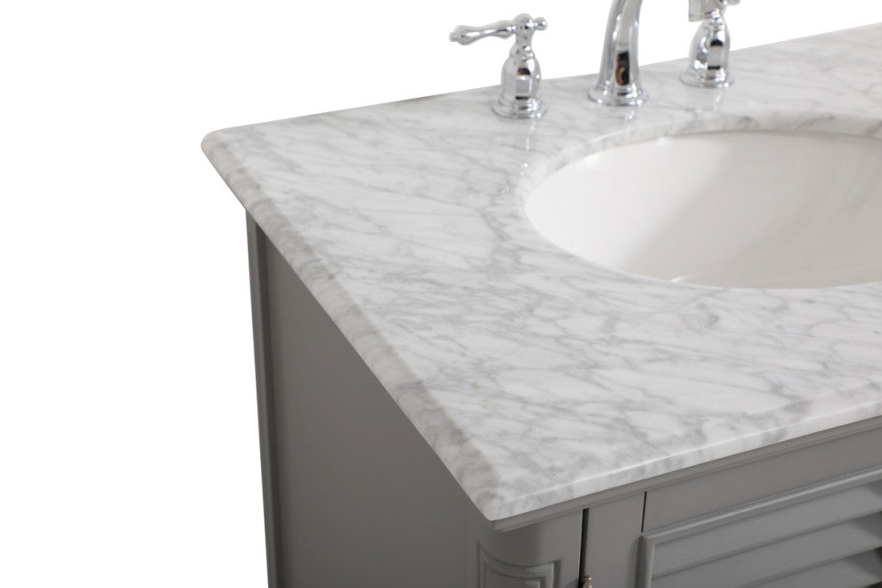 Home Living 30" Single Bathroom Vanity, Gray