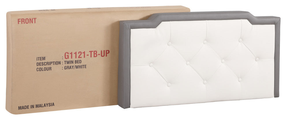Starlight All in One Bed, Gray/White, Twin