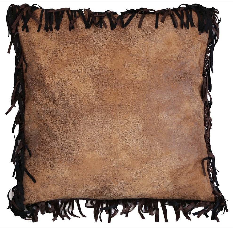 Tobacco Fringe Extra Euro Sham