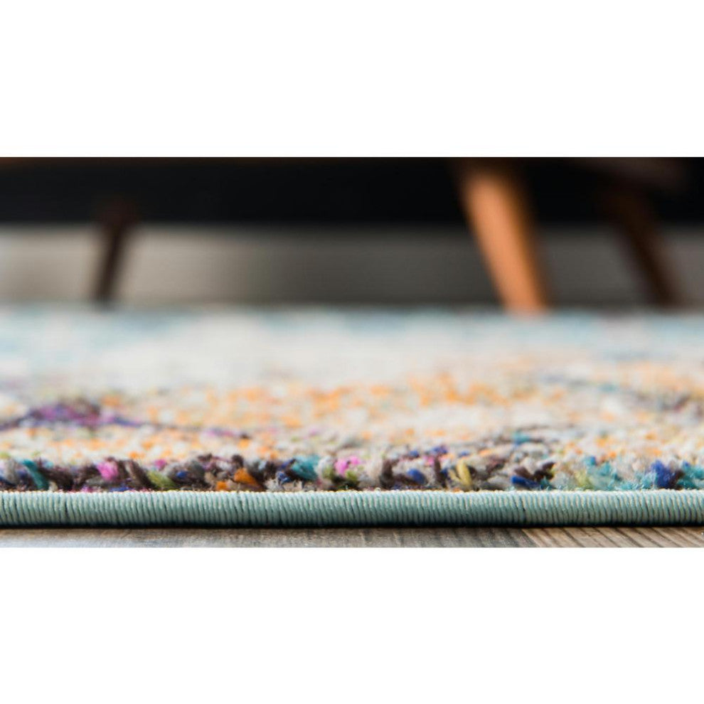 Rug Unique Loom Vita Turquoise Rectangular 2' 2 x 3' 0