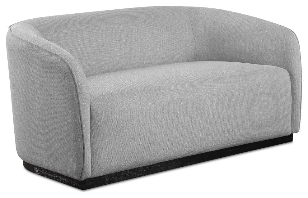 Mylah Upholstered Loveseat, Grey