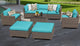 Monterey 8 Piece Outdoor Wicker Patio Furniture Set 08a, Aruba