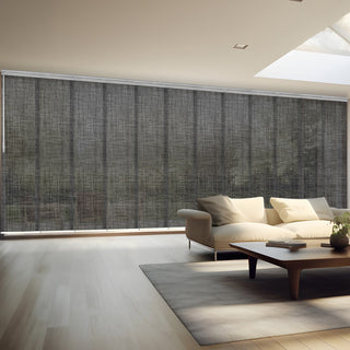 Lizbeth 12-Panel Track Extendable Vertical Blinds 140-260"W