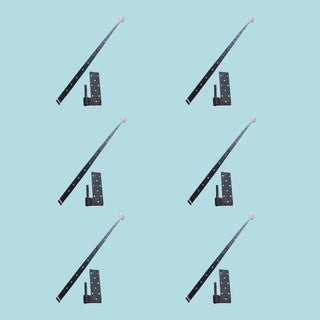 6 Door Hinges Black Wrought Iron Bean Pintle Hinge 24" |