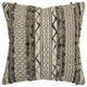 Gray Jacquard Linear Textured Throw Pillow