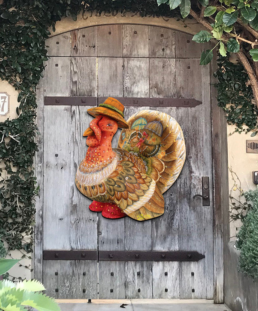 Thanksgiving Tom The Turkey Door Hanger
