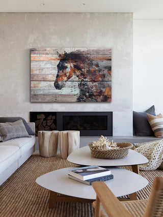 "Fire Horse" Art Print, 61x41 cm