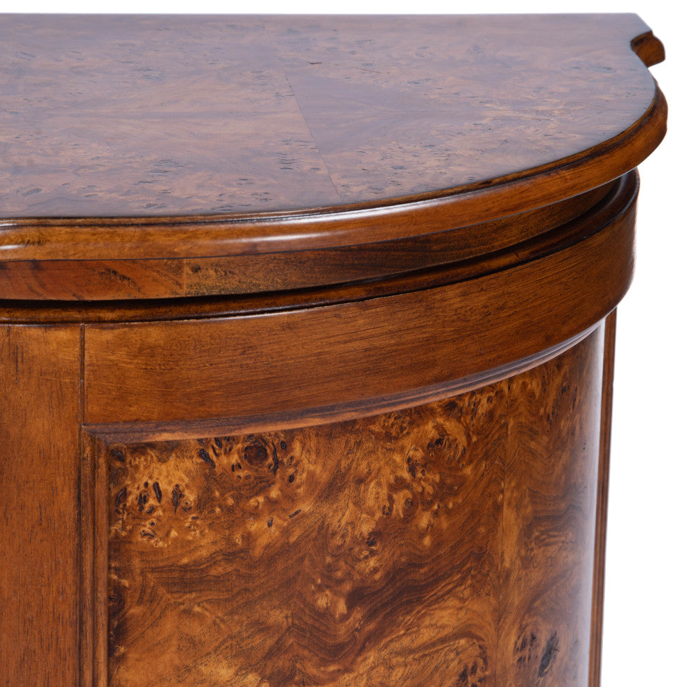 Durham Corner Cabinet, Medium Brown