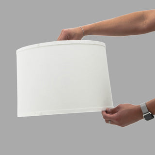 Polylinen, 15X16X11" Lamp Shade, White Kd