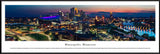 Minneapolis, MN, Twilight Skyline, Standard Frame