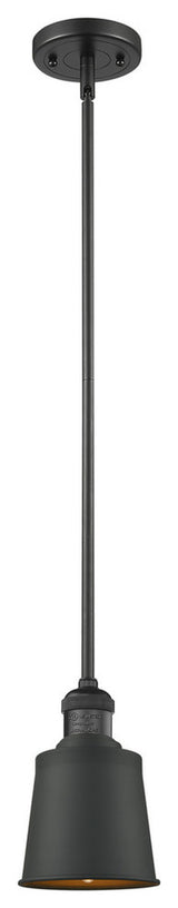 Innovations Lighting 201S-Bk-M9-Led 1 Light Dimmable Led Mini Pendant