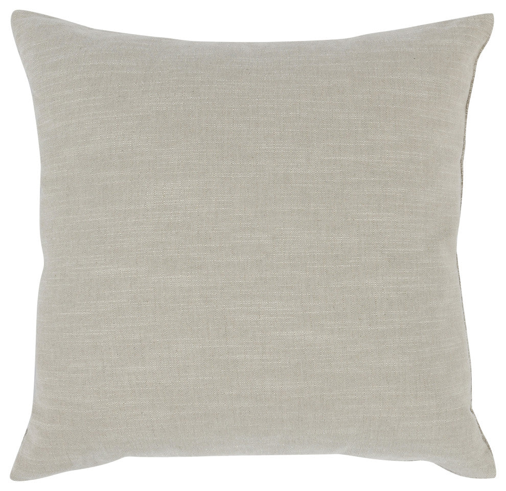 Steam 26" Throw Pillow, Natural by Kosas Home, Taupe, Natural