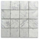 Carrara White Marble 3x3 Square Mosaic Tile Polished Wall Floor Venato, 1 sheet