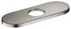 6" Bathroom Faucet Hole Cover KFC100, Brushed Nickel