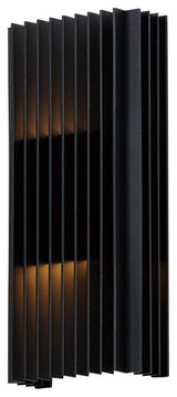 ET2 E30116 Rampart 14" Tall LED Outdoor Wall Sconce - Black
