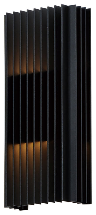 ET2 E30116 Rampart 14" Tall LED Outdoor Wall Sconce - Black