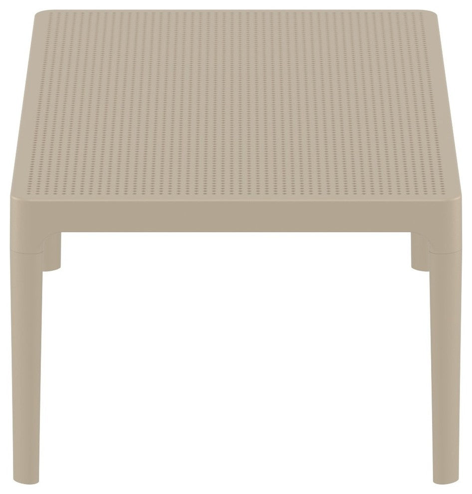 Compamia 39" Sky Lounge Table, Taupe