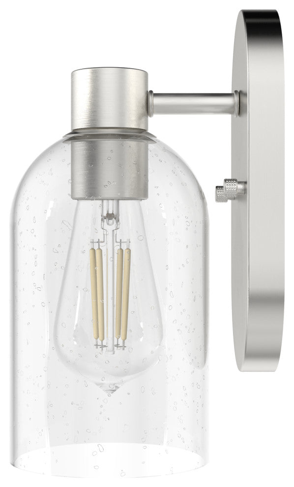 Hunter Lochemeade Brushed Nickel 1 Light Sconce Wall Light Fixture