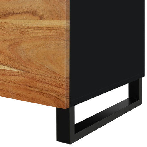 vidaXL Coffee Table Sofa Side Table Solid Wood Acacia and Engineered Wood
