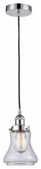 Innovations 616-1PH-PC-G192 1-Light Mini Pendant, Polished Chrome