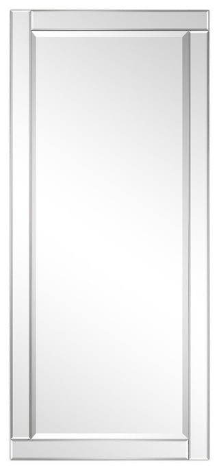 Modern Beveled Wall Mirror, 24"x54"