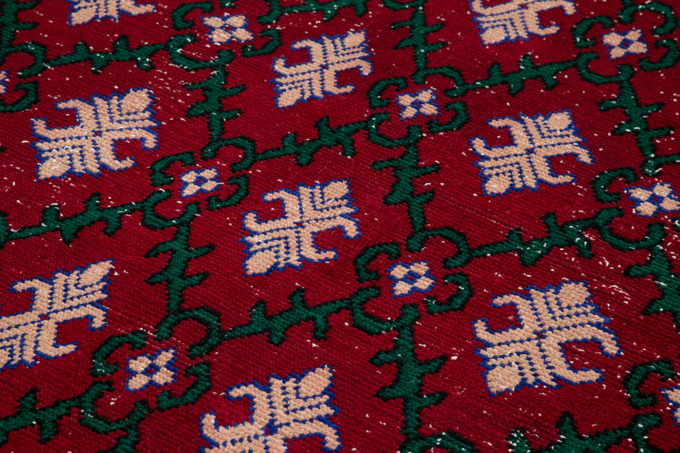 Rug N Carpet - Hand-knotted Oriental 5' 8'' x 10' 0'' Unique Vintage Rug