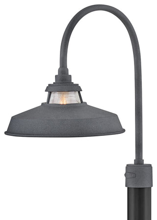 Hinkley Troyer Medium Post Mount Lantern, Aged Zinc