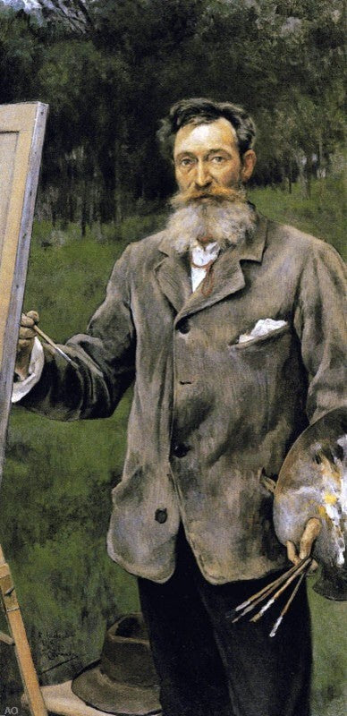 Vicente Cutada Y Toraya El pintor Ricardo Arredondo Gallery Wrapped Canvas Print