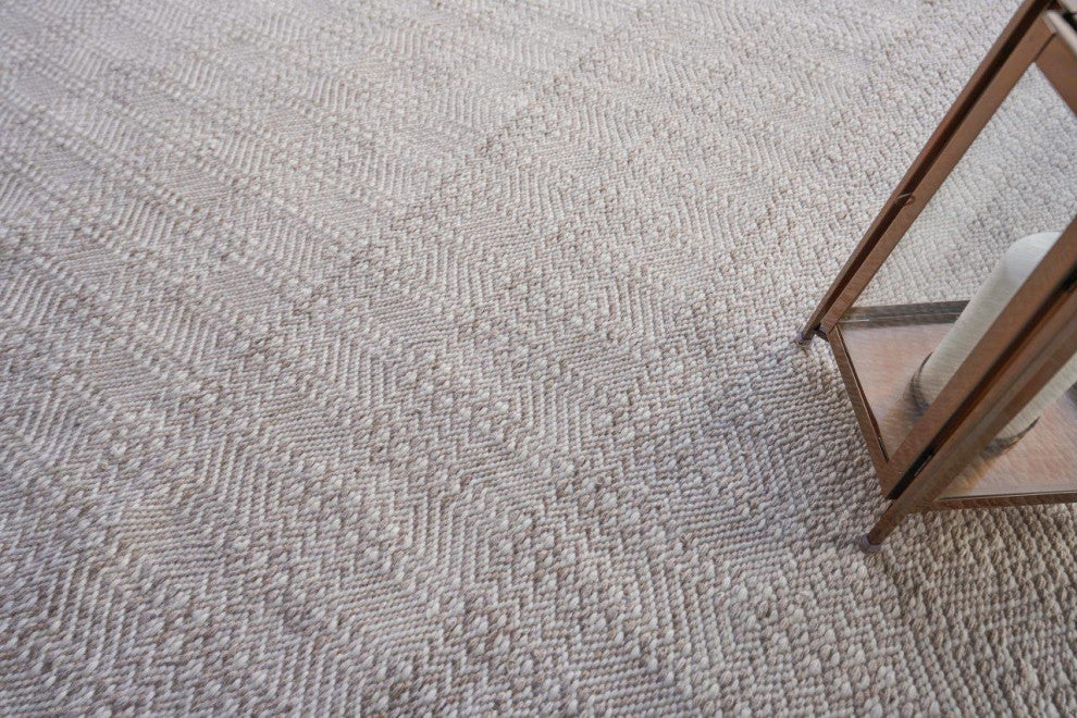 Echo Indoor/Outoor Flatwoven PET yarn Light Beige/Ivory Area Rug
