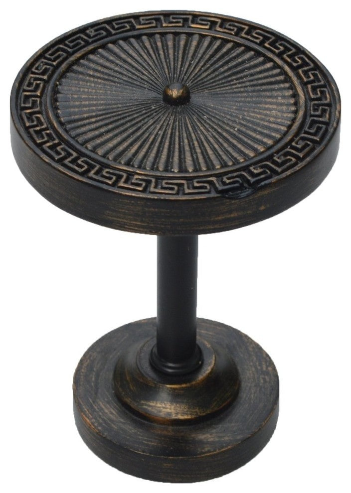 Agia Medallion Drapery Holdback, Burnt Gold