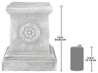 Design Toscano Large Rosette Plinth