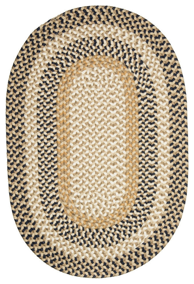 Colonial Mills Rug Burmingham Blue Crest Round