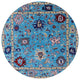 Ahgly Company Indoor Round Mid-Century Modern Area Rugs, 3' Round