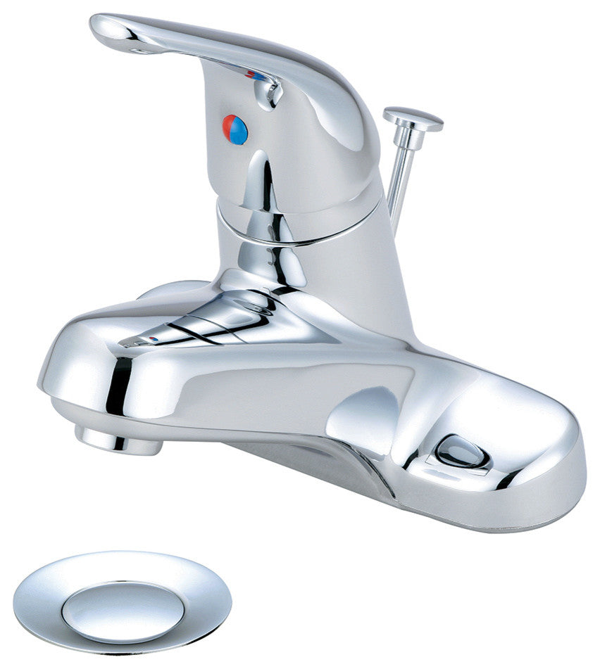 Elite Single Handle Bathroom Faucet, Polished Chrome