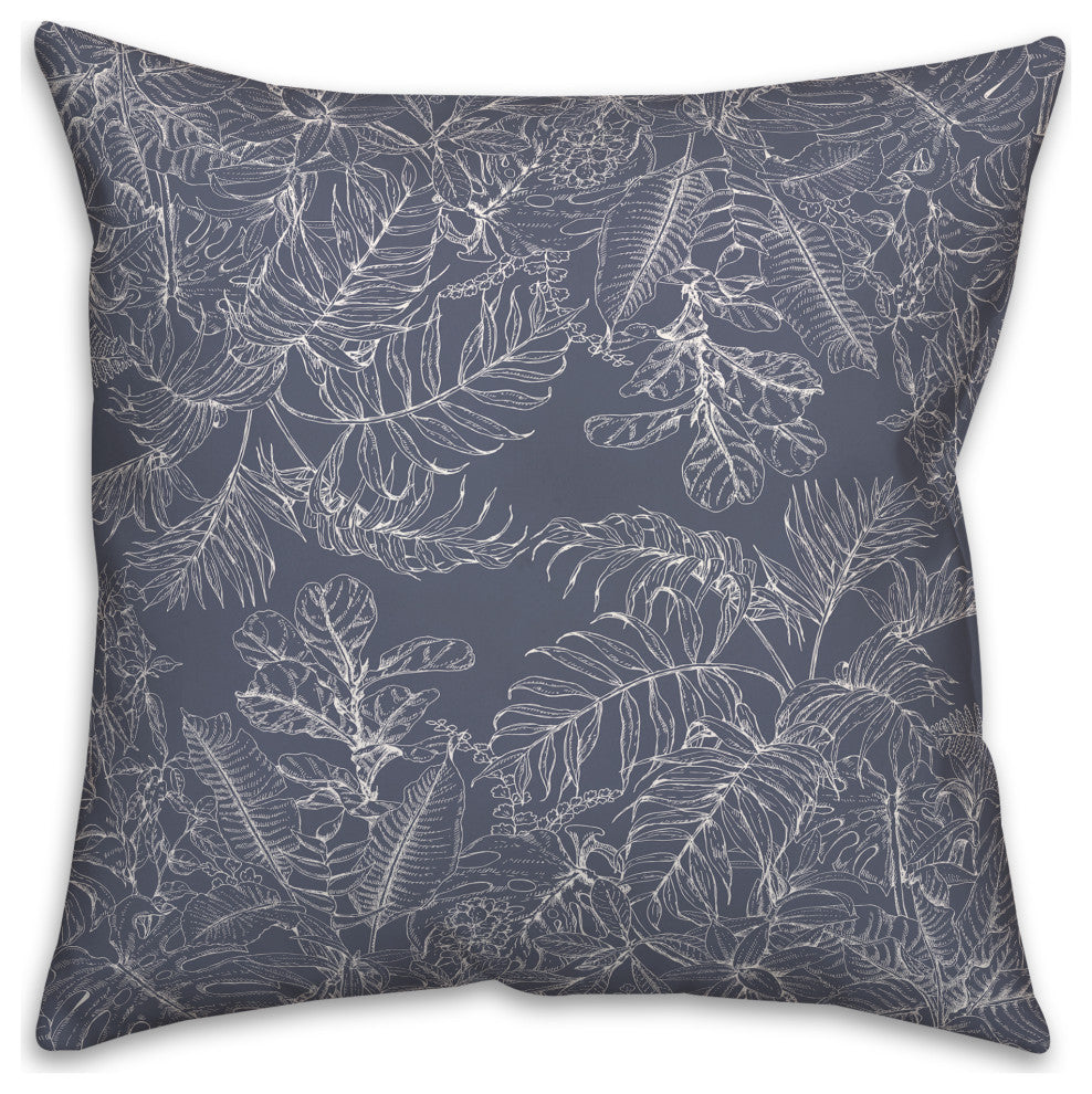 Botanical Sketch 1 16x16 Indoor / Outdoor Pillow