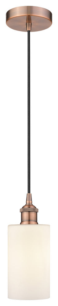 Innovations 616-1P-AC-G801-LED 1-Light Mini Pendant, Antique Copper