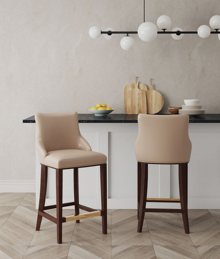 Manhattan Comfort Shubert Barstool, Set of 2