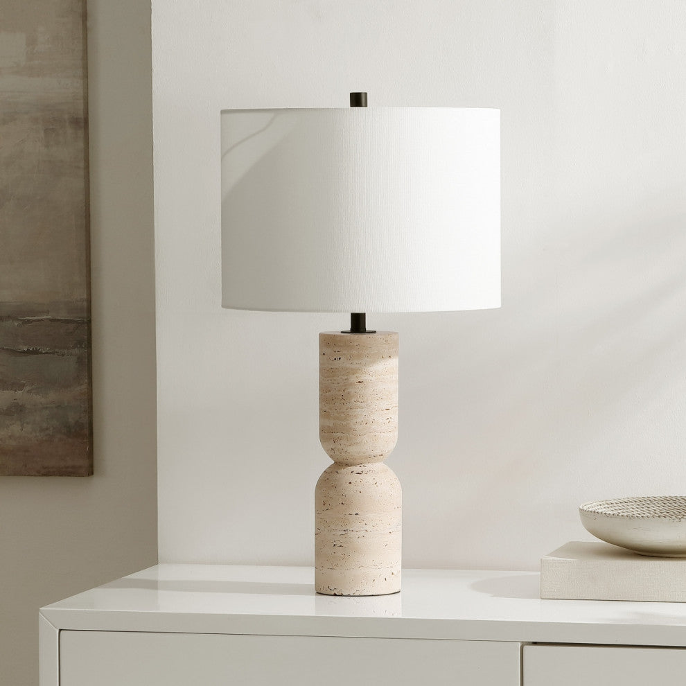 Safavieh Nara 25.25" Table Lamp, Ivory