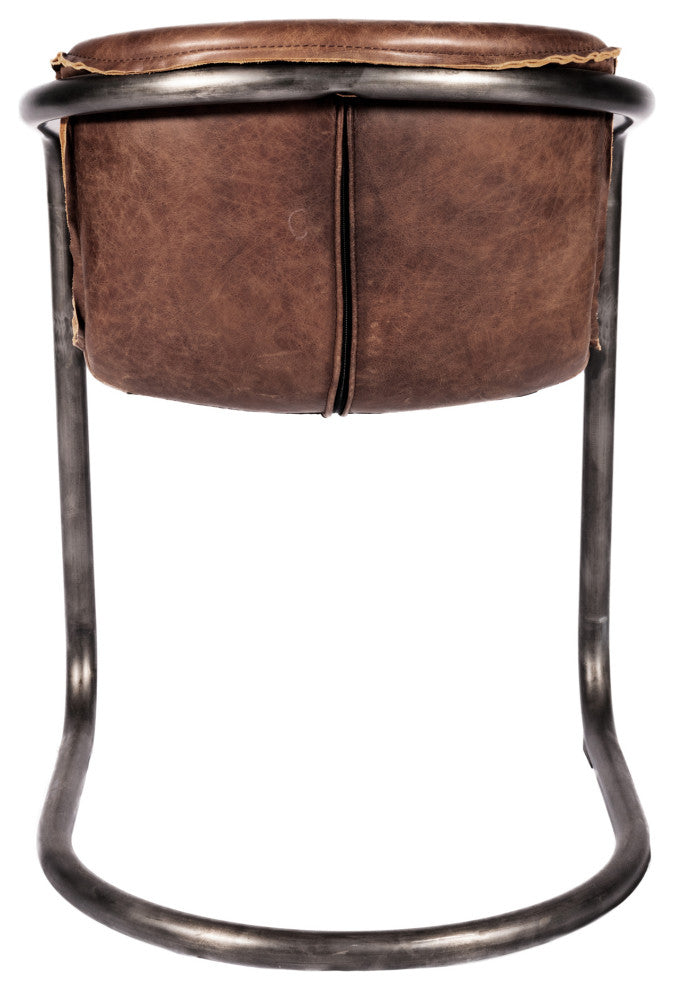 Industrial Benedict Dining Chair Light Brown - M2 - Brown