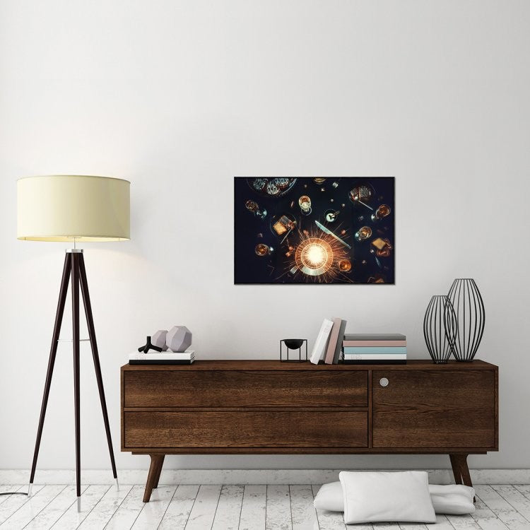 Supernova On My Plate, 36"x24"