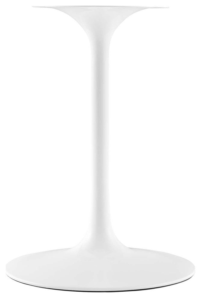 Lippa Round Wood Top Dining Table, White, 36"