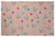 Chickens and Eggs Easter Chenille Rug, Sunwashed Red, 4'x6'