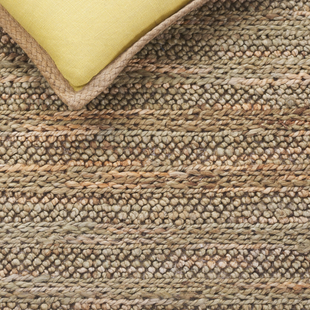 Safavieh Natural Fiber Couture Collection NFC101 Rug, Green/Natural, 4'x6'