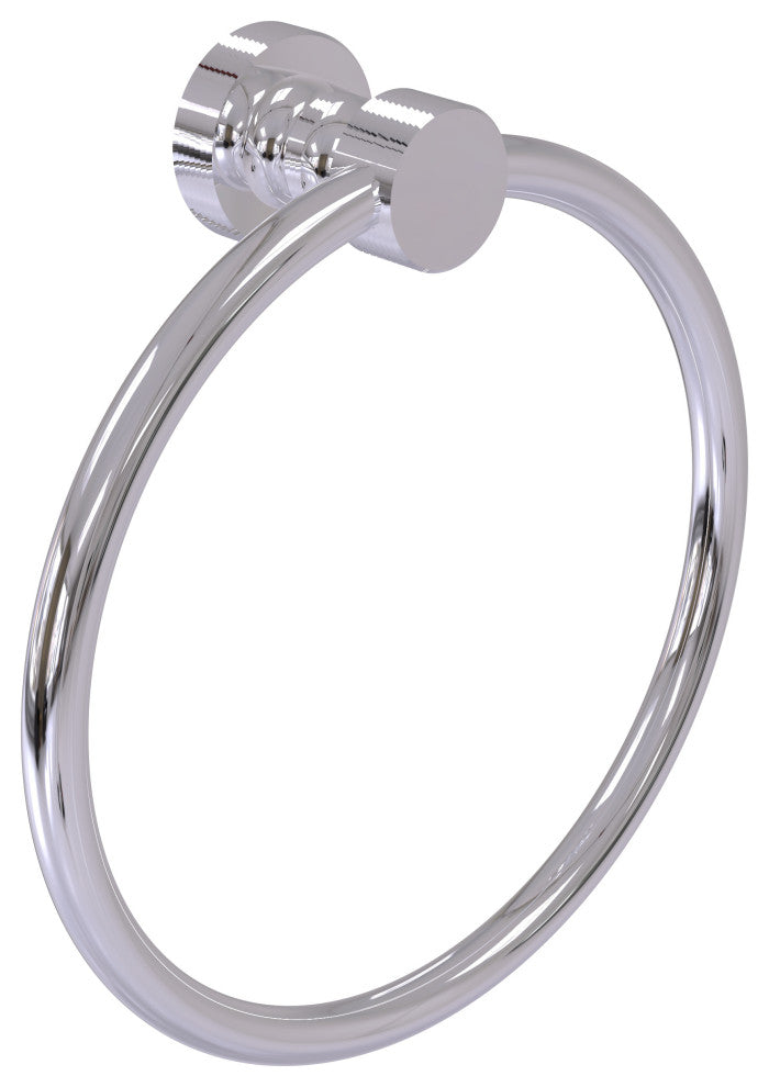Foxtrot Towel Ring, Polished Chrome