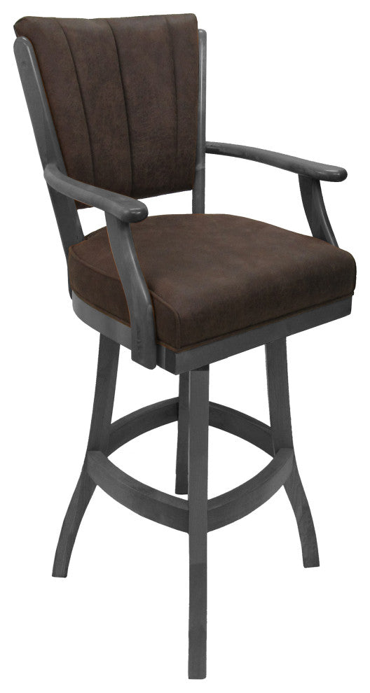 Classic Counter Bar Stools 26" 30" Extra Tall 34", Northwest Whiskey - Grey, 34"