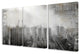 "Distressed Urban Day Triptych" Wall Plaque Art Set