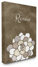 Stupell Industries Renew Mosaic Flower Brown Bathroom Design, 16 x 20