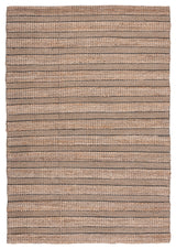 Safavieh Natural Fiber Collection NFB654Z Rug, Black/Natural, 8' x 10'